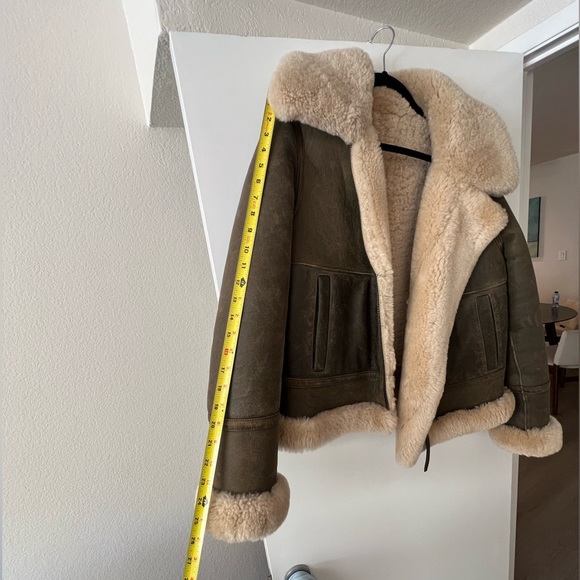 NWT Hadi Reversible Shearling Aviator Jacket - Picture 13 of 15